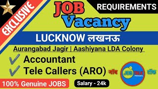 LUCKNOW Job Contact Number | Urgent Hiring @JobTalkprivate