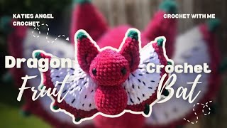 Crochet Your Own Adorable Dragon Fruit Bat! (free written pattern)