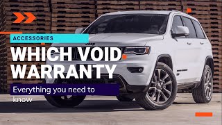 What can void your vehicle warranty? Part - 1