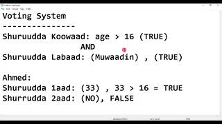 Lesson 17 - Logical Operators Part1 | JAVA AF-SOMALI