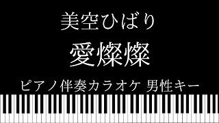 【ピアノ伴奏カラオケ】愛燦燦 / 美空ひばり【男性キー】