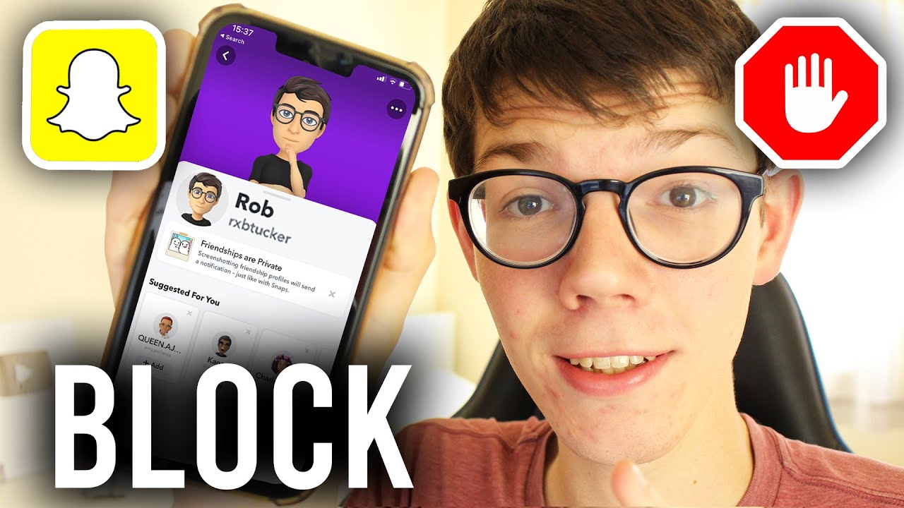 How To Block And Unblock Someone On Snapchat [Easy Guide] - YouTube