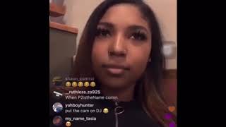 YRNDJ and his girl address pepper spraying Kobe ( Full Live )