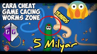 Cara hack Cheat game cacing Worms Zone.io • no root di android