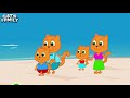 Familia de Gatos - Construir Una La Máquina Gumball Dibujos animados para niños
