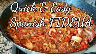 HOME COOKING || Simple and Easy Spanish Pasta Dish ( FIDEUÁ)