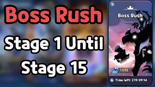 Boss Rush [ Stages 1 - 15 ] Best Teams Guide I Cookie Run Kingdom