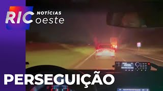 Perseguição na BR-163: motorista foge e capota caminhonete carregada com drogas