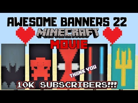 ✔ 5 AWESOME MINECRAFT BANNER DESIGNS WITH TUTORIAL! #22 ✔ 5 AWESOME MINECRAFT BANNER DESIGNS WITH TUTORIAL! #22