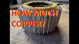 How Much Copper In This Motor? BIG FAIL