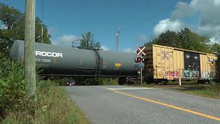 CN 8805 North (train 313) at Rosseau Road