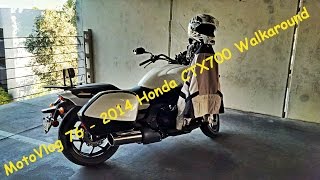 MotoVlog 76 - 2014 Honda CTX700 Walk Around and Custom Exhaust!