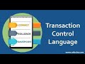 SQL - Transaction Control Statements - Commit, set, autocommit, on/off, rollback, savepoint