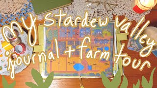 stardew valley journal spread + farm tour