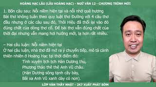 Hoàng Hạc Lâu - Thôi Hiệu - ngữ văn 12 - chương trình mới - chân trời sáng tạo - Lớp văn thầy Nhật