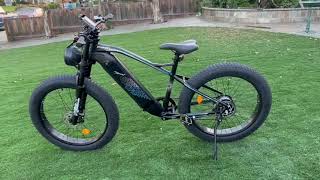 FREESky Electric Bike Adults 750W BAFANG Motor 48V 15Ah Samsung Cell Removable Battery Ebike, 26”