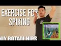 Exercise To Improve Your Spike - Hip and Shoulder Separation in Sequence - Volleyball Training