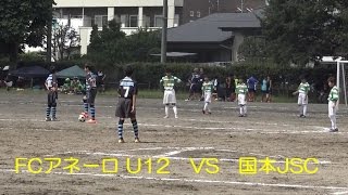 第４２回宇都宮市長杯 FCアネーロ　VS　国本JSC