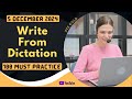 PTE Write From Dictation - DECEMBER 2024 - MUST PRACTICE