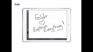Foldr and Explain Everything