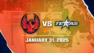 01/31/25 | Coachella Valley Firebirds vs Texas Stars