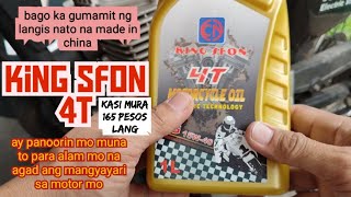 KING SFON 4T motorcycle oil review