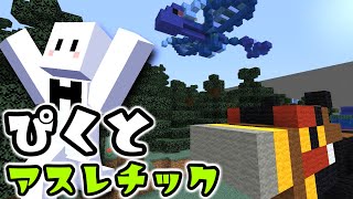 視聴者が作ってくれたバイオームアスレチックをやる【マインクラフト】