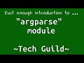 Introduction to argparse in 5 mins