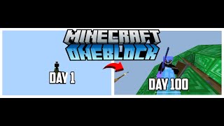 I Survived 100 Days On ONE BLOCK in Minecraft PE #minecraft #youtube #lukethenotable #gaming #sb737