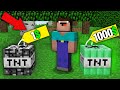 Minecraft NOOB vs PRO: NOOB BOUGHT BEDROCK TNT FOR 1$ VS EMERALD TNT FOR 1000$? Challenge trolling