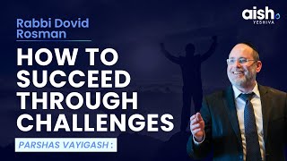 Parshas Vayigash: How to succeed through challenges - Rabbi Dovid Rosman