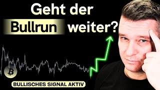 Bitcoin Bullisches Signal | Bullrun Analyse | Meine Trading Prognose