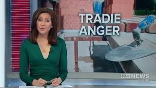 Tradie Anger | 9 News Perth