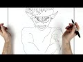 how to draw asta u0026 leibe step by step black clover