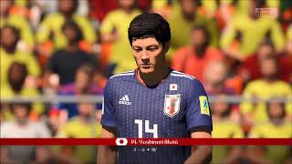 ＦＩＦＡ18　ワールドカップモードで日本代表やってみる　１