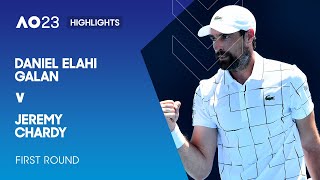 Daniel Elahi Galan v Jeremy Chardy Highlights | Australian Open 2023 First Round