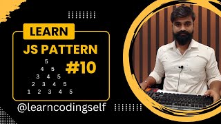 JavaScript pattern programs#10 #patternprogram in Hindi