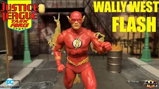 McFarlane DC Multiverse Wally West Flash 90's Justice League Task Force Action Figure Review