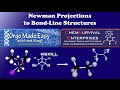 Converting Newman Projections to Bond-Line Structures Made Easy! - Organic Chemistry