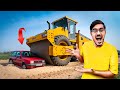 रोड रोलर ने बना दी गाडी की चटनी  | CAR vs Road Roller | Extreme Experiment