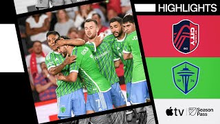 St. Louis CITY SC vs. Seattle Sounders FC | Full Match Highlights | May 25, 2024