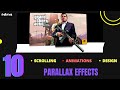 Top 10 Parallax Effects & Designs | Parallax Effects Using HTML CSS & JavaScript