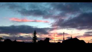 Sunset timelapse Panevezys