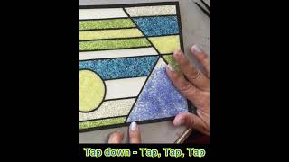 How easy is a bead mosaic kit? 1,2,3 Yes it's that easy! #art #beadart #beading