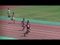 近江高校男子陸上競技部　県ユース　髙倉２００ｍ（予選）2018.8.17