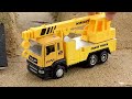 construction vehicle crane truck dump truck play with toys collection video for kids