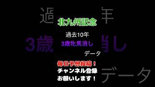 #北九州記念 #競馬予想 3歳牝馬消しデータ#jra #競馬 #予想 #馬券