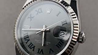 Rolex Datejust Wimbledon Dial 126234 Rolex Watch Review