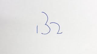 用数字123画兔子  -  rabbit