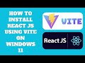 Vite + React JS – The FASTEST Way to Install React (2025)